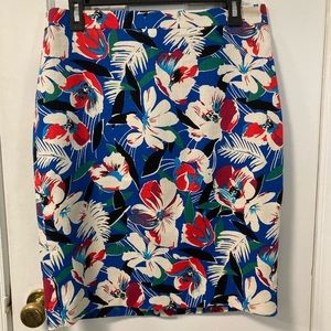 J Crew Floral Skirt